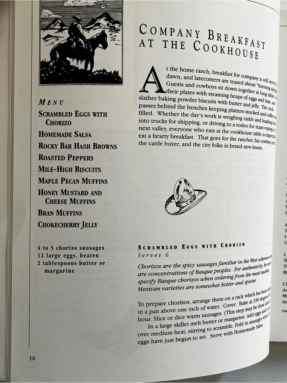 Cowboy Cookbook & poetry- Menus & Verse for Western Celebrations YUM
